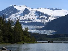 02B Mendenhall Lake, Mendenhall Glacier With Mount Wrather Above, Near Juneau Alaska